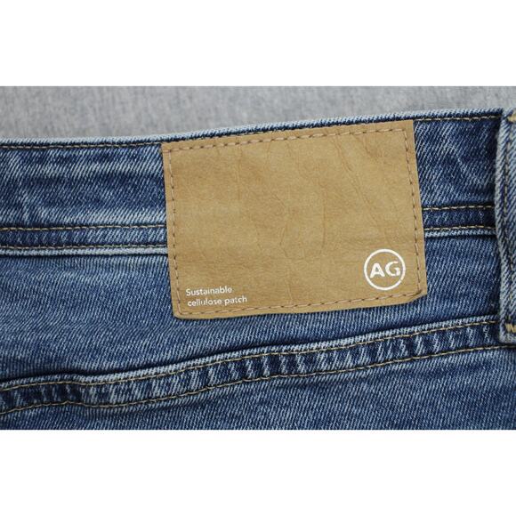 AG Adriano Goldshmied Jeans Mens 38 x 32 Blue Everett Slim Straight Stretch - Picture 6 of 8